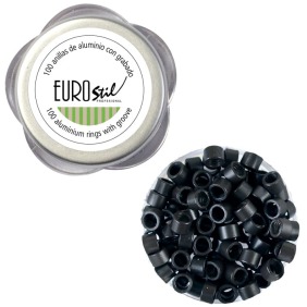 EUROSTIL - Boîte 100 anneaux Noir 1 (02911)