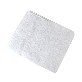 EUROSTIL - une serviette blanche 100% coton 40 x 80 cm 380 Grs / M2 (02947/58)