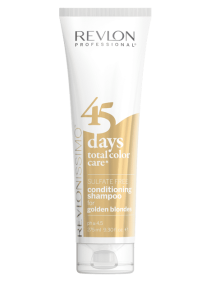 Revlon - Shampooing et Adoucissant 2 en 1 Total Color Care 45 jours GOLDEN BLONDES  275 ml