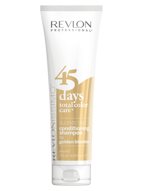 Revlon - Shampooing et Adoucissant 2 en 1 Total Color Care 45 jours GOLDEN BLONDES  275 ml