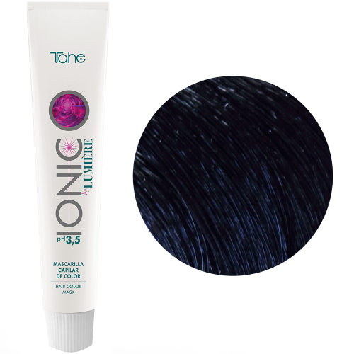 Tahe Ionic - Masque de Coloration traitante pour les cheveux  Ton Noir 100 ml