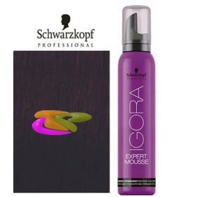 Schwarzkopf - Coloration mousse semi-permanente 5-99 Châtain Clair Violet Intense 100ml