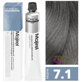 L`Oréal- Coloration MAJIREL 7.1 Blond Cendre 50 ml 
