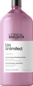 L`Oréal Série Expert-Shampooing Lissage LISS UNLIMITED cheveux rebelles 1500 ml
