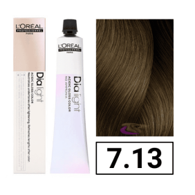 L`Oral - 7,13 DIALIGHT coloration sans ammoniaque Dorado Ash Blonde 50 ml