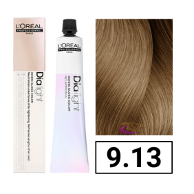L`Oral - coloration DIALIGHT 9.13 Very Light Ash Blonde Dorado sans ammoniaque 50 ml