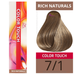 Wella - Ba ou Color Touch Rich Naturals 7/1 (pas d'amon aco) 60 ml