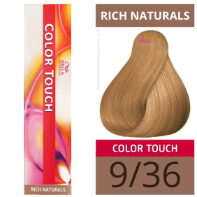Wella - Ba ou Color Touch Rich Naturals 9/36 (sans aco amon) 60 ml