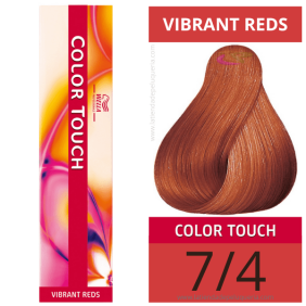 Wella - Ba ou TOUCH vibrante de la couleur Reds 7/4 (pas d'amon aco) 60 ml