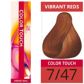 Wella - Ba ou tactile couleur Vibrant Reds 7/47 (sans aco amon) 60 ml