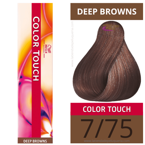 Wella - Ba ou tactile couleur profonde Browns 7/75 (sans aco amon) 60 ml