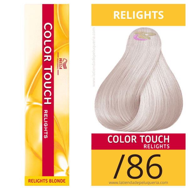 Wella - Ba ou TOUCH COULEUR rallume Blonde / 86 (mèches de matage) (sans ammoniac) 60 ml