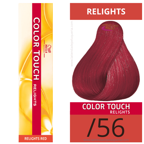 Wella - Ba ou TOUCH COULEUR rallume Red / 56 (mèches de matage) (sans ammoniac) 60 ml