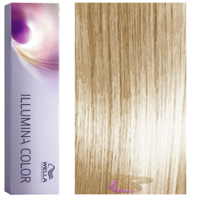 Wella - Illumina Couleur Teinte 9/03 Très Lumière naturelle Golden Blonde 60ml