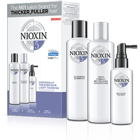 Nioxin - Kit SYSTEM 5 cheveux QU QUICKLY TRAATED perte de densité lumineuse (3 produits)