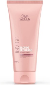 Wella Invigo - Après-shampooing chaud BLONDE RECHARGE cheveux blonds pâle 200 ml