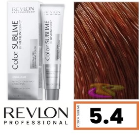 Revlon - Revlonissimo COLOR SUBLIME Dye (sans ammoniaque) 5.4 Casta ou Cobrizo Glaze 75 ml