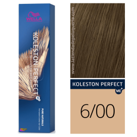 Wella - Koleston Perfect ME + Pure Naturals Dye 6/00 Blonde foncée naturelle 60 ml