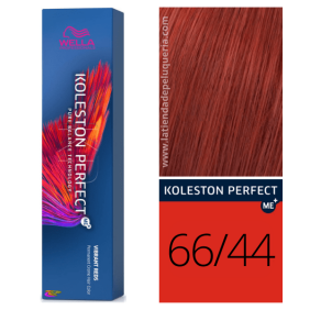 Wella - Koleston Perfect ME + Vibrant Reds 66/44 Foncé Sombre Intense Cuivre Intense Blonde 60 ml
