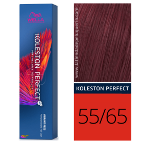 Wella - Koleston Perfect ME + Vibrant Reds 55/65 Caste ou Intense Clear Acajou Violet 60 ml