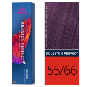 Wella - Koleston Perfect ME + Vibrant Reds 55/66 Intense Violet Chaste ou Intense Violet 60 ml