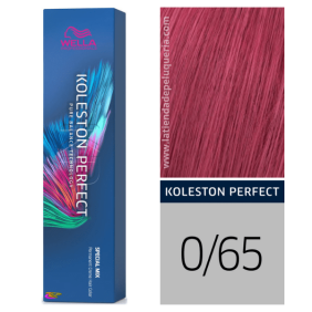 Wella - Koleston Perfect ME + Mélange spécial colorant 0/65 rose 60 ml