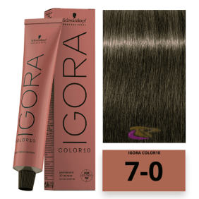 Schwarzkopf - Coloration COLOR IGORA 10 Minutes 7-0 Blond Moyen